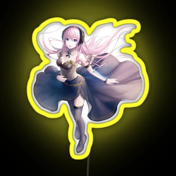 Luka Megurine Vocaloid 4 RGB Neon Sign