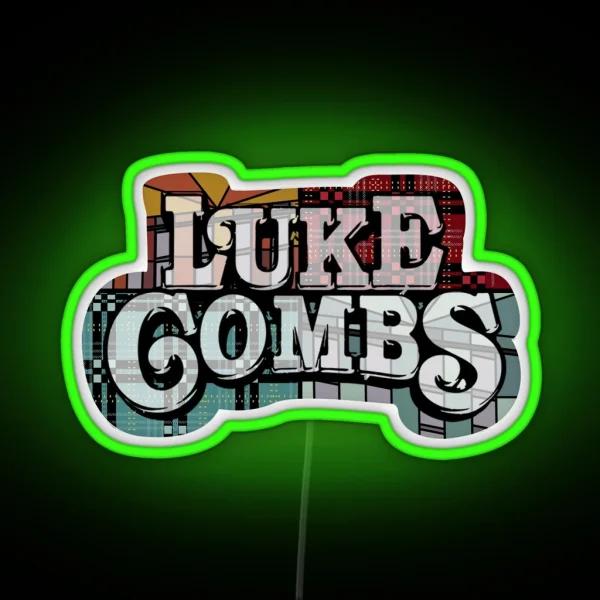Luke Combs RGB Neon Sign