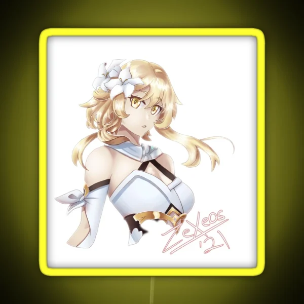 Lumine From Genshin Impact RGB Neon Sign