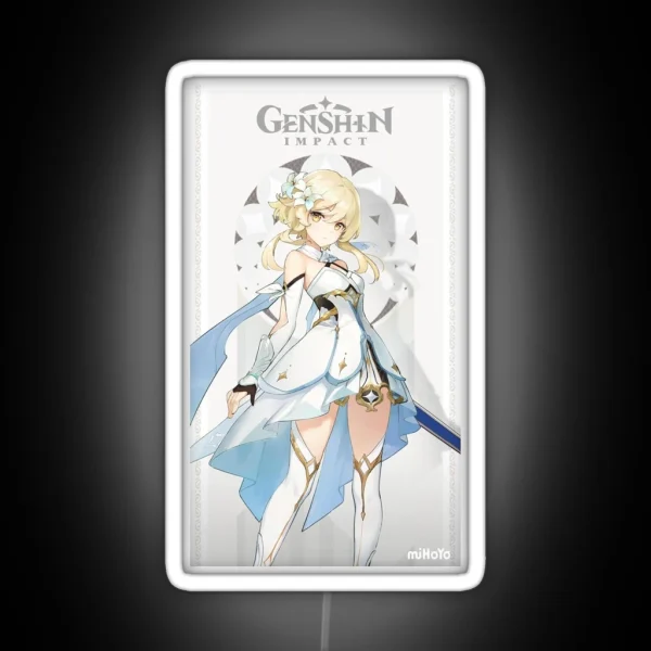 Lumine Genshin Impact Card RGB Neon Sign
