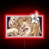 Genshin Impact themed Lumine character neon light LED display decoration.