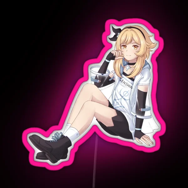 Lumine Modern Genshin Impact RGB Neon Sign