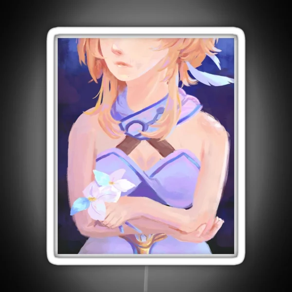 Lumine With Flowers RGB Neon Sign