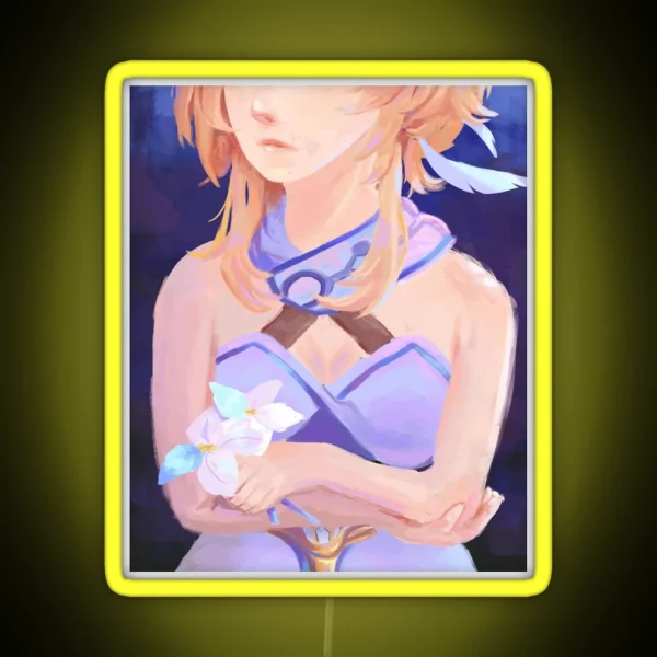 Lumine With Flowers RGB Neon Sign