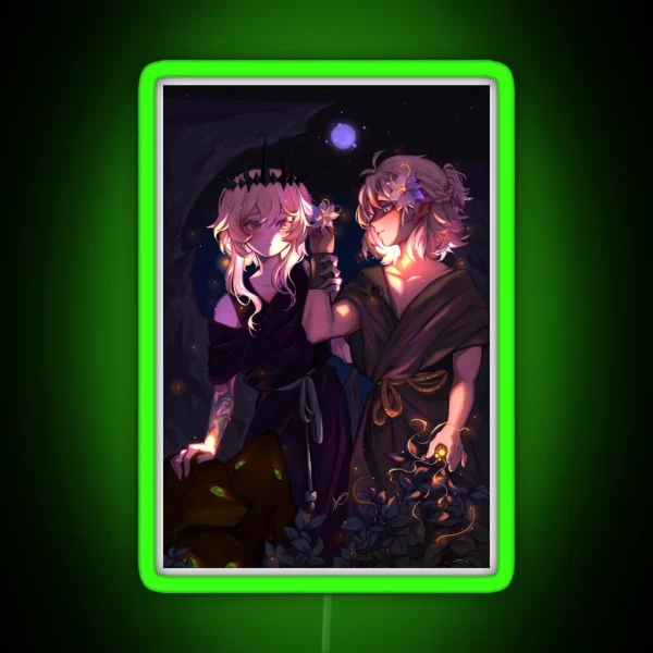 Lumine X Albedo AU RGB Neon Sign