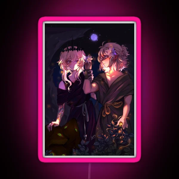 Lumine X Albedo AU RGB Neon Sign