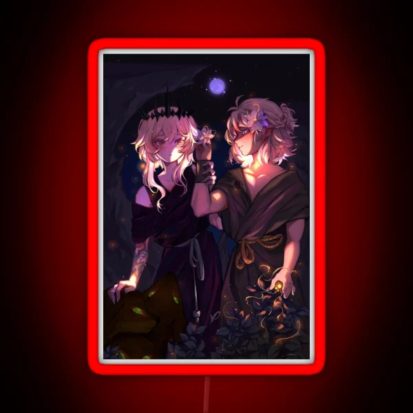 Lumine X Albedo AU RGB Neon Sign