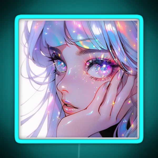 Luminous Pastel Fantasy Anime Girl RGB Neon Sign