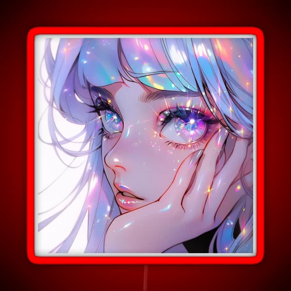 Luminous Pastel Fantasy Anime Girl RGB Neon Sign
