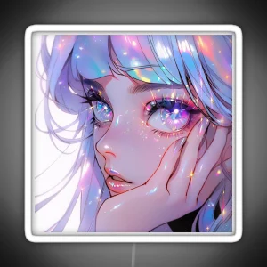 Luminous Pastel Fantasy Anime Girl RGB Neon Sign