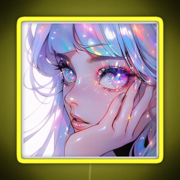 Luminous Pastel Fantasy Anime Girl RGB Neon Sign