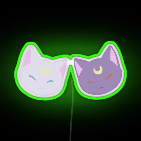 Luna And Artemis RGB Neon Sign