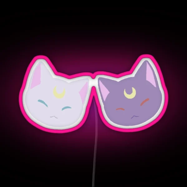 Luna And Artemis RGB Neon Sign
