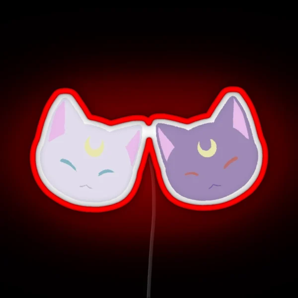 Luna And Artemis RGB Neon Sign