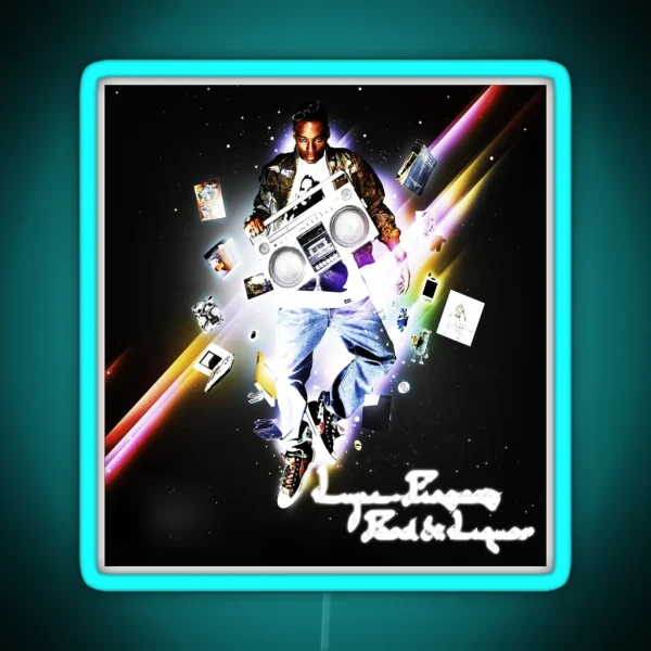Lupe Fiasco S Food And Liquor Lupe Fiasco RGB Neon Sign
