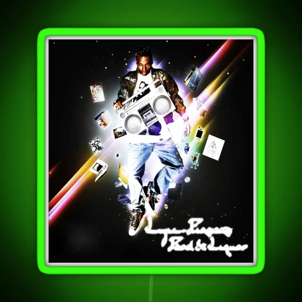 Lupe Fiasco S Food And Liquor Lupe Fiasco RGB Neon Sign