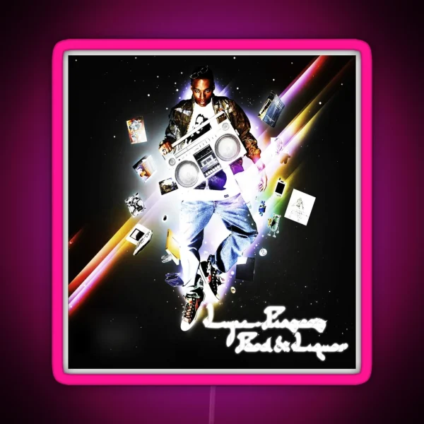 Lupe Fiasco S Food And Liquor Lupe Fiasco RGB Neon Sign