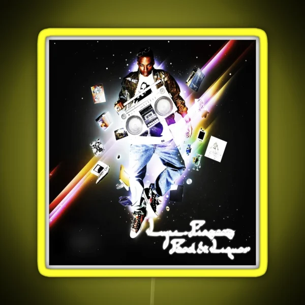 Lupe Fiasco S Food And Liquor Lupe Fiasco RGB Neon Sign