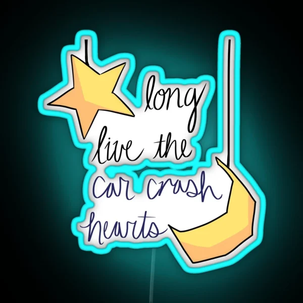 Lyrics Not Mine Unofficial Merch Long Live RGB Neon Sign