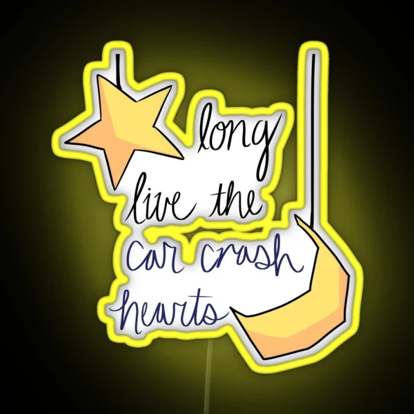 Lyrics Not Mine Unofficial Merch Long Live RGB Neon Sign