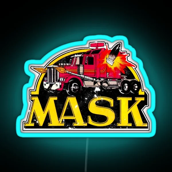 M A S K 80 S Toys RGB Neon Sign