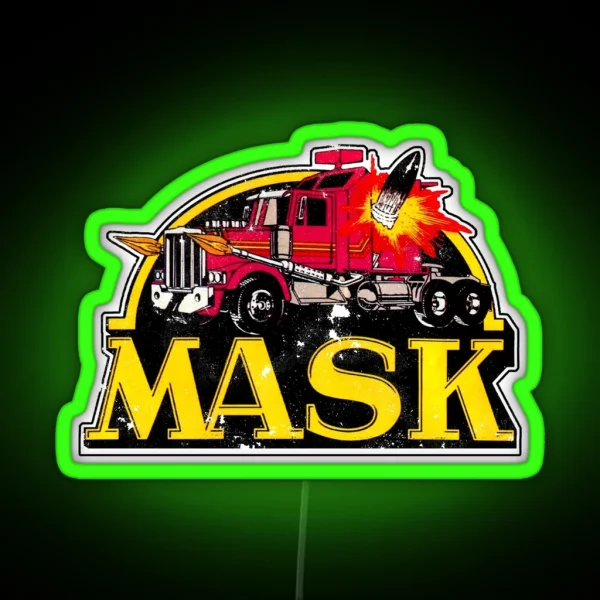 M A S K 80 S Toys RGB Neon Sign