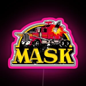 M A S K 80 S Toys RGB Neon Sign