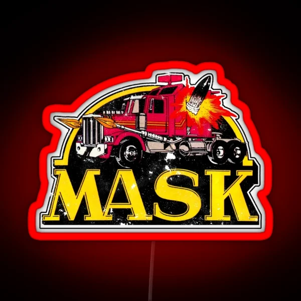 M A S K 80 S Toys RGB Neon Sign