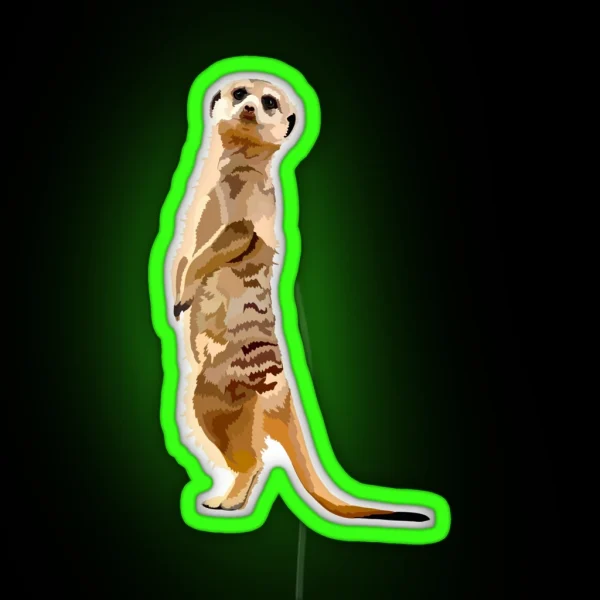 M Is For Meerkat RGB Neon Sign