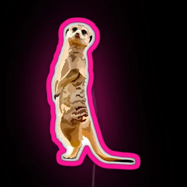 M Is For Meerkat RGB Neon Sign