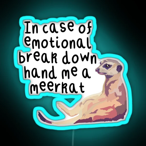 M Is For Meerkat RGB Neon Sign