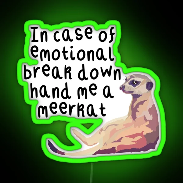 M Is For Meerkat RGB Neon Sign