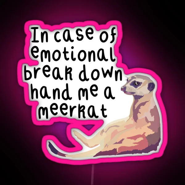 M Is For Meerkat RGB Neon Sign