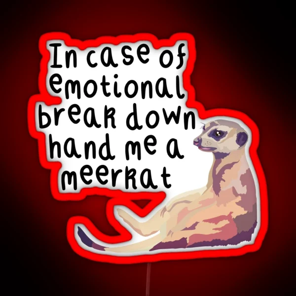 M Is For Meerkat RGB Neon Sign