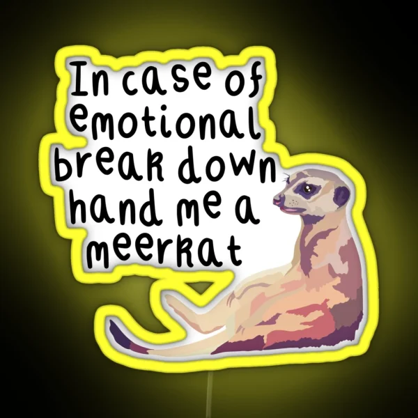 M Is For Meerkat RGB Neon Sign