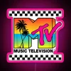 Customizable MTv Logo LED Sign with Vibrant RGB Neon Lighting Effects