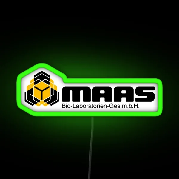 Maas Biolabs Neuromancer RGB Neon Sign