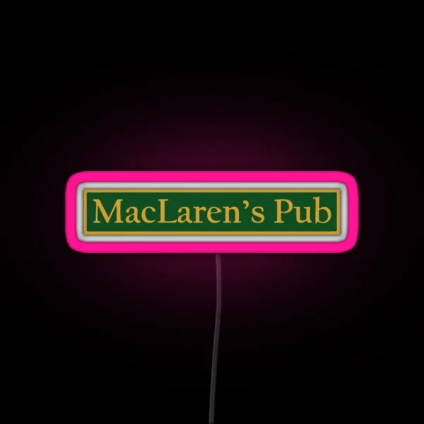 Maclaren S Pub RGB Neon Sign