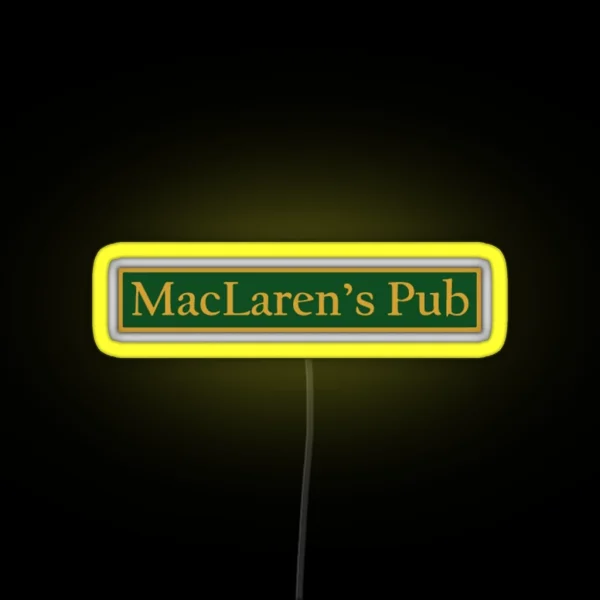 Maclaren S Pub RGB Neon Sign