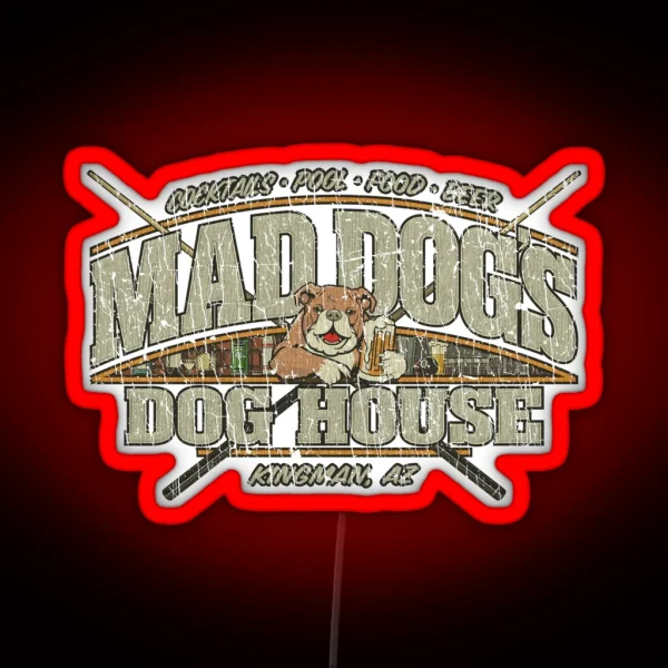 Mad Dog S Dog House 1989 RGB Neon Sign