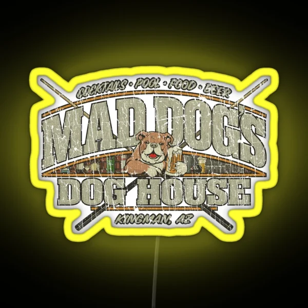 Mad Dog S Dog House 1989 RGB Neon Sign