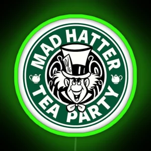 Mad Hatter Tea Party RGB Neon Sign