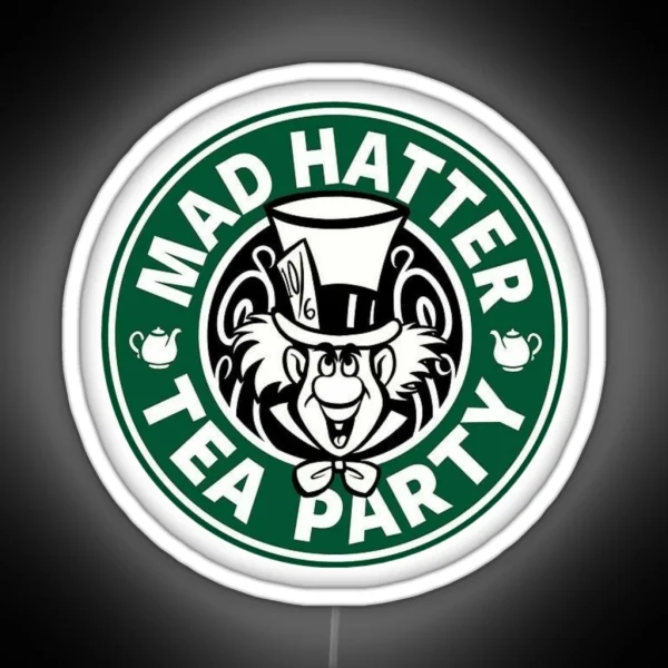 Mad Hatter Tea Party RGB Neon Sign