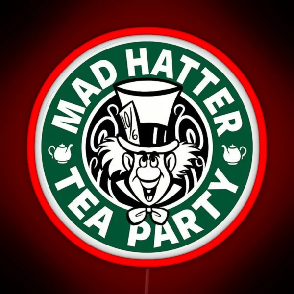 Mad Hatter Tea Party RGB Neon Sign