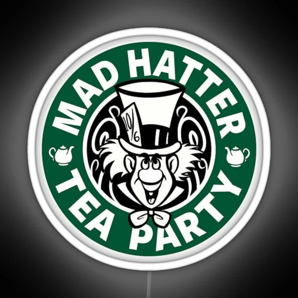 Mad Hatter Tea Party RGB Neon Sign
