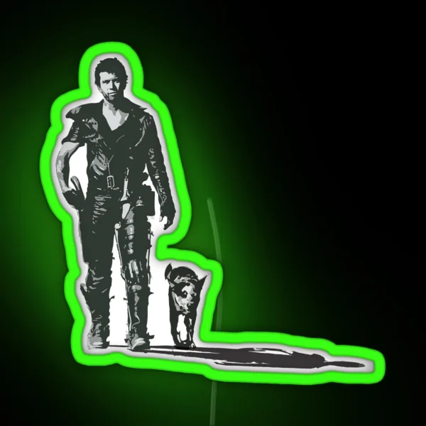 MAD MAX The Road Warrior Custom Poster RGB Neon Sign
