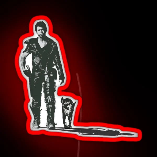 MAD MAX The Road Warrior Custom Poster RGB Neon Sign