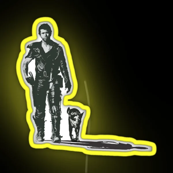 MAD MAX The Road Warrior Custom Poster RGB Neon Sign