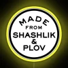 Vibrant RGB neon sign with Shashlik and Plov inspired design