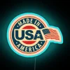 Vibrant American-Made RGB Neon Sign with Customizable Color Options Available